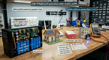 تفاوت میکرو یو پی اس با پاوربانک مخصوص مودم؛ کدام بهتر است؟