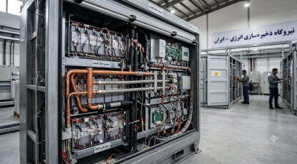 راهکارهای نوین مدیریت حرارتی بانک باتری‌های لیتیومی صنعتی