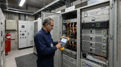 راهنمای تخصصی عیب‌یابی و تست سیستم‌های برق اضطراری آنلاین (Online UPS) توان بالا در صنایع